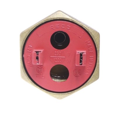 ТЭН RECO RDT 1200 Вт. M6фланец "гайка"- резьба D42мм. (Универсальный ТЭН для водонагревателей Аристон, Реал и другие)