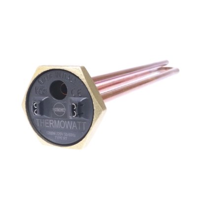 ТЭН RDT TW3 1200 Вт. фланец "гайка"- резьба D42мм. (Универсальный ТЭН для водонагревателей Аристон, Реал и другие)