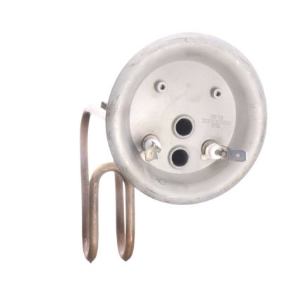 ТЭН "ИТА" 1,5 кВт RZL гор.  M6 под анод  (медн.) фланец 92 мм. L175мм (две трубки под термостат)