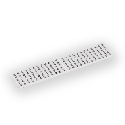 Клейкая лента, маркирован 101 - 148, R, S, T, O, PE, PE, PE, +, -, U, V, W, для Cu 6 мм²