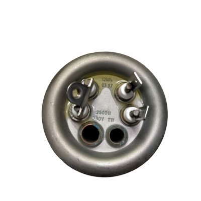 ТЭН RF TW 2500 Вт.(1500+1000) с анодом M4(L-400мм, общий контакт под винт М42 медных трубки для термостата и термозащиты, фланец 64 мм.  водонагреватели Аристон ШАТЛ, замена 65150721)