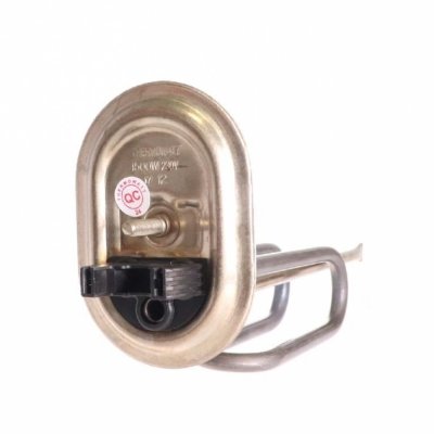 ТЭН 1500 Вт. M5 под анод   (овальный фланец 74/105мм)  трубка термостата 270 мм