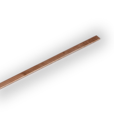 Шинна, длина 2000 мм, 3x12 мм, copper