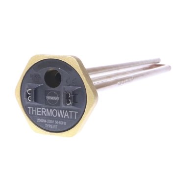 ТЭН RDT TW 2500 Вт. M6фланец "гайка"- резьба D42мм. (Универсальный ТЭН для водонагревателей Аристон, Реал и другие)