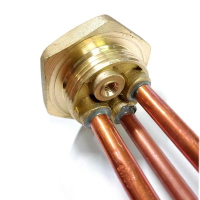 ТЭН  RDT 2,0 кВт M6  ИТА+  фланец "гайка"- резьба D42мм. (Универсальный ТЭН для водонагревателей Аристон, Реал и другие) заливка композитная