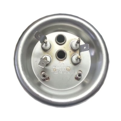 ТЭН "ИТА" 2,5 кВт RZL гор.  M6 под анод   (нерж.) (1,25+1,25кВт)Фланец 92 мм. универсальныйдвойная трубка  для термозащиты и термостата