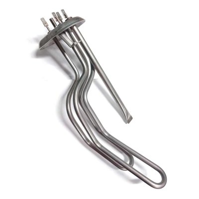 ТЭН 2000 (800+1200) Вт. гор. М5(овальный фланец 80/110мм) (65150823)для гор. водонагр. Ariston ABS Platinum