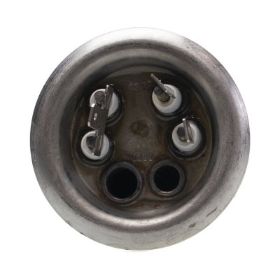 ТЭН RF T 2000 Вт.(700+1300) M4 под анод(L-310мм, 2 трубки для термостата и термозащитыфланец 64 мм. ГРЕЮЩАЯ ТРУБКА ТИТАНОВАЯ)