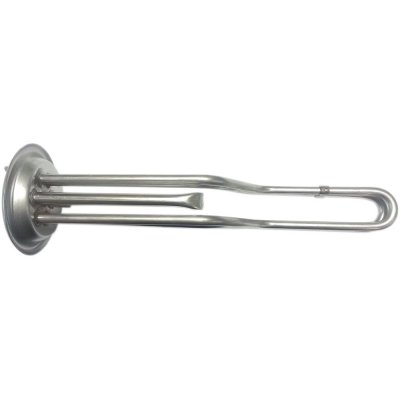 ТЭН "ИТА" 2,5 кВт RZL гор.  M6 под анод   (нерж.) (1,25+1,25кВт)Фланец 92 мм. универсальныйдвойная трубка  для термозащиты и термостата