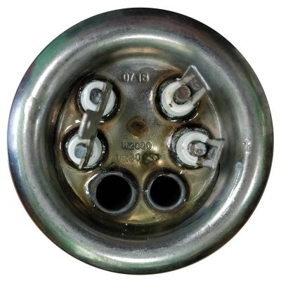 ТЭН RF T 2000 Вт.(700+1300) M4 под анод(L-310мм, 2 трубки для термостата и термозащитыфланец 64 мм. ГРЕЮЩАЯ ТРУБКА ТИТАНОВАЯ)