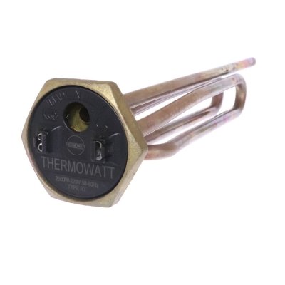 ТЭН RCT  2500 Вт. фланец "гайка"- резьба D42мм. (Универсальный ТЭН для водонагревателей Аристон, Реал и другие)