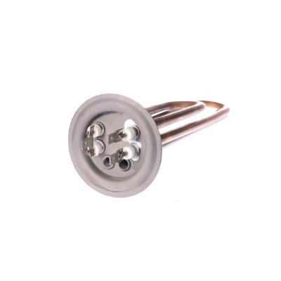 ТЭН RF 1,0 кВт(0.75+0.25) (медн.) M6Elsotherm CV Thermolux( фланец 70 мм.)(L-300мм, 2 трубки для термостата и термозащиты)