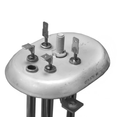 ТЭН 2500 (1000+1500) Вт. (овальный фланец 80/110мм) (65150909)для водонгр. Ariston ABS Platinum 30-80  литров.